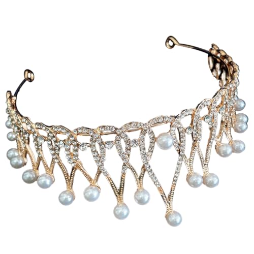 OATIPHO Bridal Tiara Stirnband Strass Haarreif für Damen Leichtes Hochzeitsschmuck Accessoire Party Frisur Deko Geeignet für Braut und Festliche Anlässe von OATIPHO