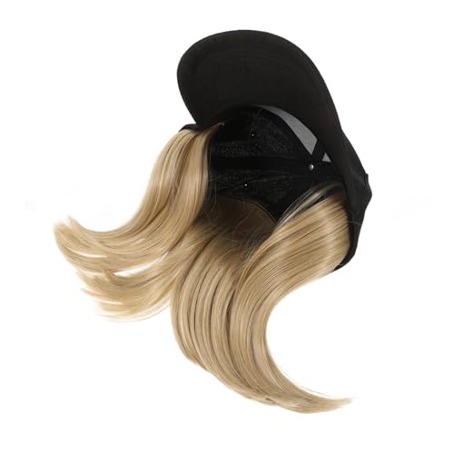 OATIPHO Canvas Mütze Perücken Pferdeschwanz Baseballmütze Baskenmütze Mit Haarverlängerungen Perückenkappe Neuartige Mütze Sommerhüte Für Frauen Beanie Perückennetzkappe von OATIPHO