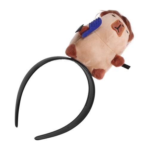 OATIPHO Capybara Stirnband Aus Leichtem Stoffmaterial Cartoon-kopfschmuck Für Partys Und Paraden Stilvolles Stirnband Mit Capybara-design Als Partygeschenk Und Cosplay-accessoire von OATIPHO