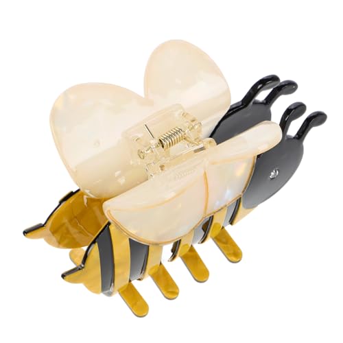 OATIPHO Cartoon-Haarnadel Styling Haarspangen für Mädchen Haarspangen für feines Haar Clips Biene Clip Haarschmuck für Damen Klauenclip Haarklammer große Haarspangen Essigsäure Gelb von OATIPHO