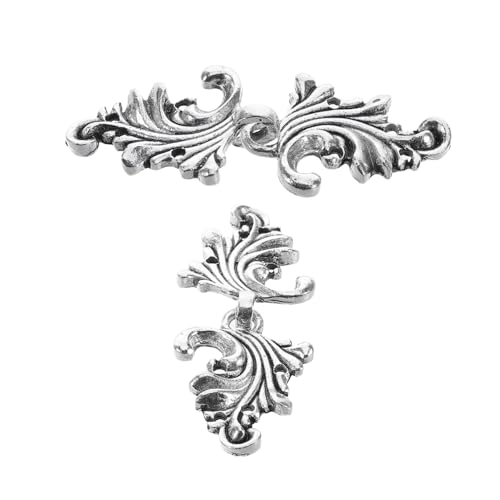 OATIPHO Chinesischer Traditioneller Cinch-clip 4 Stück Metallschnalle Legierungsclips Modeaccessoire Für Damenschal Umhang von OATIPHO