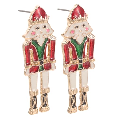 OATIPHO Damen Ohrhänger Nutcracker Ohrringe Cartoon Design Kreative Ohrstecker Damen Schmuck für Alltag Party und Reise von OATIPHO