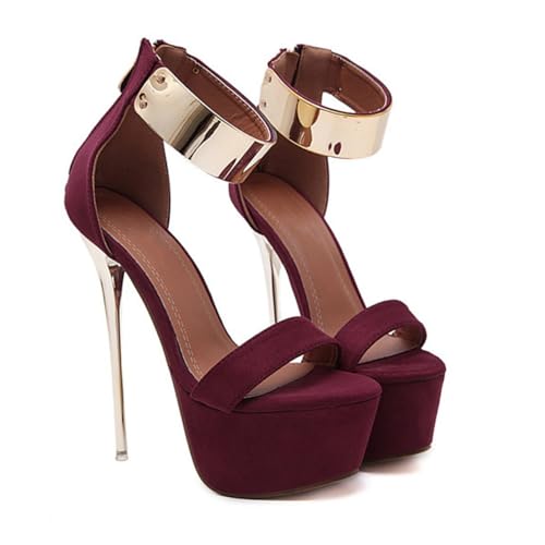 OATIPHO Damen Sandalen Schwarz High Heel Sommer Kühlend Rutschfeste Sohle Elegante Fashion Schuhe Absatz Kreatives Design Für Strand Alltag von OATIPHO