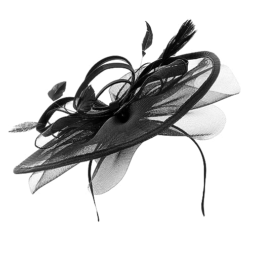 OATIPHO Dekorativer Blumen Fascinator Haarreif für Netzhaube für Hochzeiten und Partys Vielseitig Einsetzbar und Bequem zu Tragen von OATIPHO