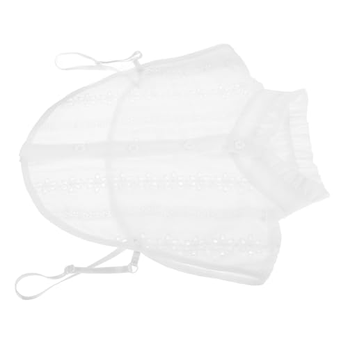 OATIPHO Eleganter Abnehmbarer Fake-kragen Mit Rüschensaum Für Damen Vielseitig Kombinierbarer Blusenkragen Für Outfits Im Herbst Und Winter Komfortabel Und Stilvoll von OATIPHO