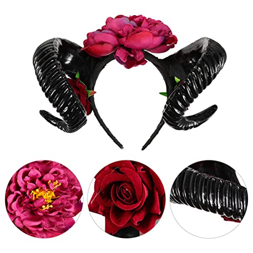 OATIPHO Halloween Stirnband Mit Verschluss Haarreifen Aus Kunststoff Stilvoller Kopfschmuck Für Partys Einheitsgröße Angenehm Zu Tragen von OATIPHO
