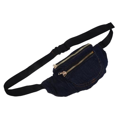 OATIPHO Hüfttasche Aus Denim Für Damen Bauchtasche Retro Design Schultertasche Jeans Brusttasche Umhängetasche Mit Guter Verarbeitung von OATIPHO