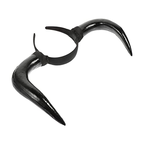 OATIPHO Devil Horn Haarreif Für Halloween Cosplay Einzigartiger Haarschmuck Für Partys Leicht Und Komfortabel Langlebig Und Praktisch von OATIPHO