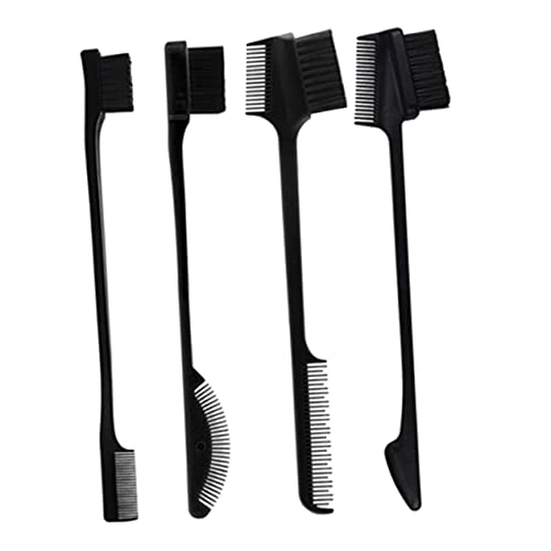 OATIPHO 4stücke Doppelköpfiger Augenbrauenkamm Und Bürste Praktische Make-up-tools Für Frauen Und Männer Haaransatzkamm Mit Wimpernbürstenkamm Für Täglichen Gebrauch von OATIPHO