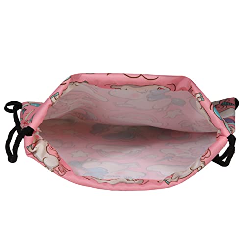 OATIPHO Einhorn-Rucksack Mit Kordelzug Polyestertasche Für Mädchen Party-geschenktasche Leicht Und Bequem Für Studenten Cheerleader Und Outdoor-aktivitäten von OATIPHO