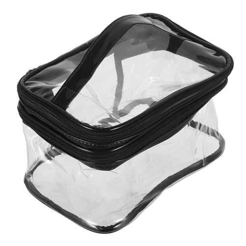 OATIPHO Durchsichtige Kulturbeutel Reise-Kosmetiktasche Mit Reißverschluss wasserdichte Aufbewahrungstasche Für Koffer Und Gepäck Make-up-Organizer Für Kosmetika Und Toilettenartikel von OATIPHO
