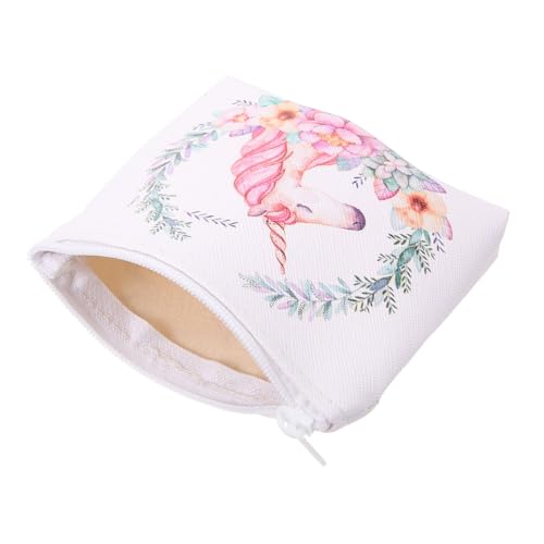 OATIPHO Einhörnig Geldbörse Für Mädchen Kleine Tragbare Reisetasche Mit Reißverschluss Dekorative Handtasche Für Frauen Für Schlüssel Münzen Und Kleine Gegenstände von OATIPHO