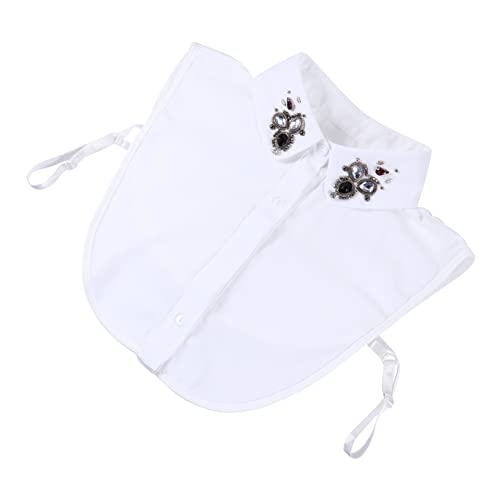 OATIPHO Falscher Blusenkragen Für Damen Abnehmbares Stilvolles Chiffon-hemd Vielseitig Kombinierbar Für Lässige Und Elegante Outfits Komfortables Design Wiederverwendbar Und von OATIPHO
