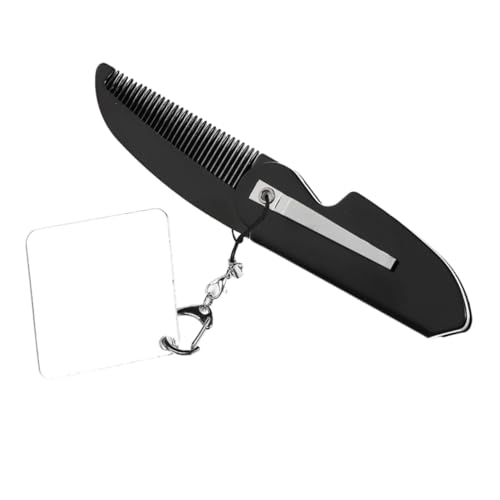 OATIPHO Faltbarer Taschenkamm Mit Schlüsselanhänger Und Spiegel Kompakter Tragbarer Bartkamm Mit Feinen Zähnen Für Männer Reisen Langlebig Und Praktisch Für Täglichen Gebrauch OATIPHO Faltbarer Taschenkamm Mit Schlüsselanhänger Und Spiegel Kompakter Tragbarer Bartkamm Mit Feinen Zähnen Für Männer Reisen Langlebig Und Praktisch Für Täglichen Gebrauch von OATIPHO