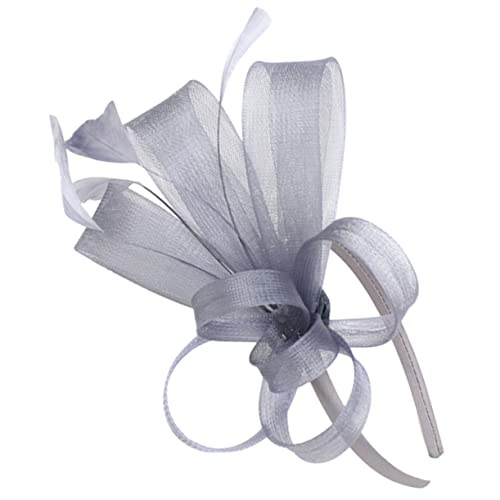 OATIPHO Fascinator Hut Mit Federn Und Netz Für Damen Stirnband Für Teeparty Und Besondere Anlässe Vintage Haarschmuck Stilvolle Kopfbedeckung Für Frisur von OATIPHO