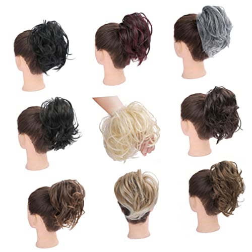 OATIPHO Flauschiger Haarring Aus Hochwertigem Material Für Pferdeschwanz Und Lockenperücken Einfach Zu Tragen Für Frauen Und Mädchen von OATIPHO