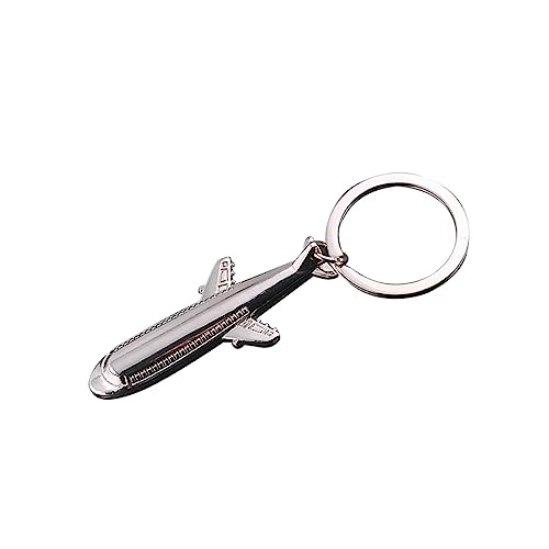 OATIPHO Flugzeug-Schlüsselanhänger geldgeschenke Weihnachten weihnachsgeschenk weihachtsgeschenk valwntinstagsgeschenk weihnachstsgeschenk car Key Chain Flugzeug Schlüsselanhänger Silver von OATIPHO