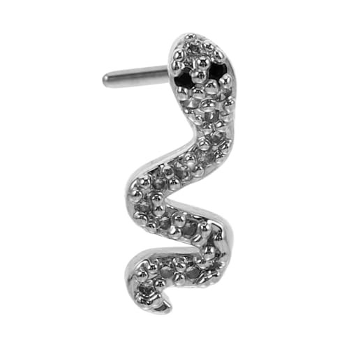 OATIPHO Förmige Nasenstecker aus Schlangen Nasenring für Mädchen Robust und Sicher Einzigartiges Design für Täglichen Verschleiß Körperpiercing Schmuck von OATIPHO