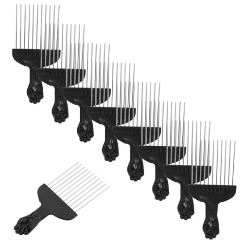 OATIPHO Breitzahnkamm Zum Entwirren Von Haaren Nasskamm Für Friseure Toupierkamm Aus Stahl Haarkamm Für Männer Und Frauen Rattenschwanzkamm Für Styling von OATIPHO