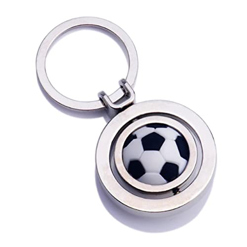 OATIPHO Rotierender Fußball-schlüsselanhänger Aus Metall Langlebig Und Strapazierfähig Als Anhänger Für Tasche Handy Oder Autoschlüssel Kreatives Für Jeden Anlass von OATIPHO