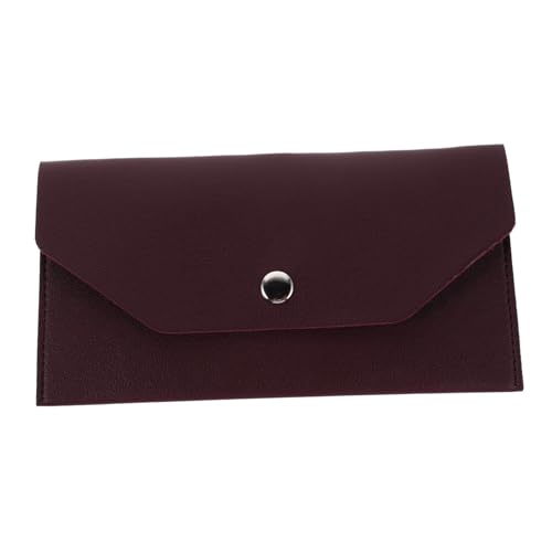 OATIPHO Geldbörse Damen aus Kunstleder Ultradünne Kleine Münztasche mit Sicherem Druckknopf Multifunktionaler Kartenhalter und Wiederverwendbares Budget Portemonnaie für Cash und von OATIPHO