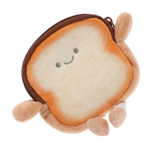OATIPHO Einzigartige Brotform Mini Tasche Reißverschluss Hängende Kette Kreative Cartoon Tasche OATIPHO Einzigartige Brotform Mini Tasche Reißverschluss Hängende Kette Kreative Cartoon Tasche von OATIPHO