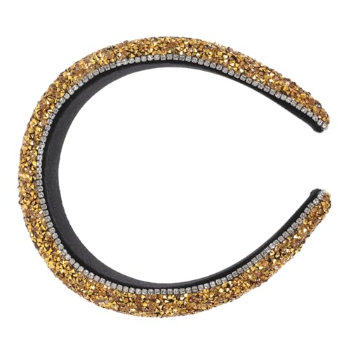 OATIPHO Gepolstertes Stirnband für Damen Exquisites Haaraccessoire mit Flanellfutter und Funkelnden Strasssteinen für Partys Valentinstag und Besondere Anlässe von OATIPHO