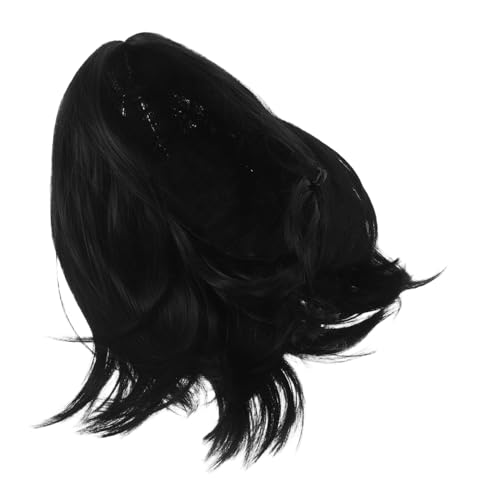 OATIPHO Perücke Für Frauen Schwarze Bob-perücke Glattes Haar Mittelteil Für Cosplay Kostümpartys Und Party von OATIPHO