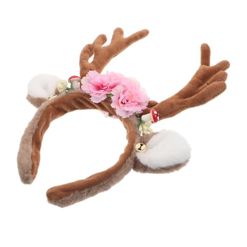 OATIPHO Geweih Haarreif Für Weihnachten Hirschgeweih Stirnband Rentiergeweih-kopfschmuck Leichtes Und Weiches Material Helle Farben Für Partys Und Fotos Geeignet Für Junge Mädchen Und von OATIPHO