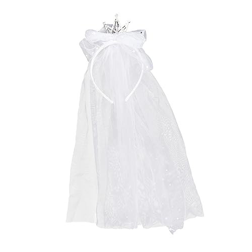 OATIPHO Glitzer Haarband mit Schleife für Mädchen Elastisches Stirnband Krone Haarreif für Partys und Besondere Anlässe aus Hochwertigem Stoff und Gefertigt Bequem und Leicht zu Tragen von OATIPHO