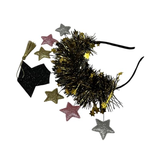 OATIPHO Graduation Cap Stirnband Band Mädchen Haar Zubehör Dekorative Haarband Sichere Rutschfeste Design von OATIPHO