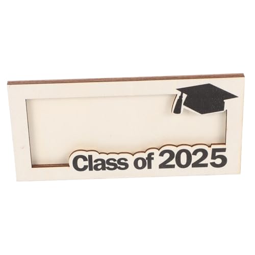 OATIPHO Graduation Wooden Card Holder Multifunktionales Etui für Geld Visitenkarten Fotos als zur Abschlussfeier für Männer und Frauen Hochwertigem Holz Gefertigt Schwarzes Design von OATIPHO