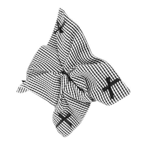 OATIPHO Große Karierte Schleife Haargummis Für Damen Haarschmuck Dehnbare Haargummis Mit Schleife Für Dickes Haar von OATIPHO