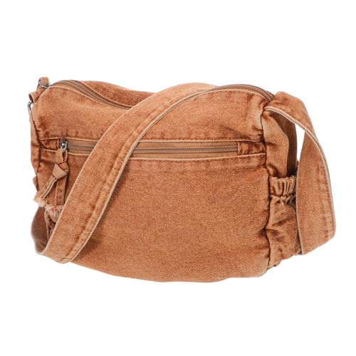 OATIPHO Canvas-umhängetasche Für Damen Große Schultertasche Aus Canvas Mit Reißverschlüssen Vielseitig Einsetzbar Für Reisen Schule Und Alltag Viel Stauraum Und Schnelles Auffinden von OATIPHO