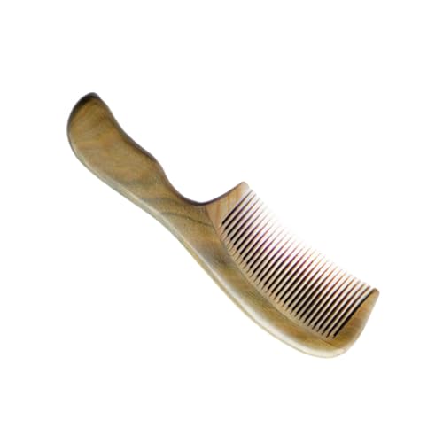 OATIPHO Grüner Sandelholz Haarkamm Handgefertigter Massagekamm Für Damen Und Herren Für Sanfte Kopfhautmassage Anti-statisch Und Haarschonend Für Haarpflege Und Entwirrung von OATIPHO