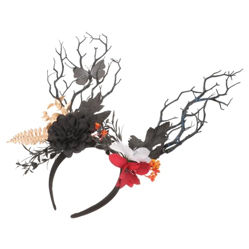 OATIPHO Party Haarschmuck Mit Antler Design Schwarzes Haarband Für Frauen Für Feiertage Karneval Und Festlichkeiten Leicht Und Bequem Als Fotorequisite von OATIPHO