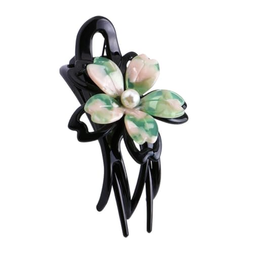 OATIPHO Haarbrötchen Barrette Doppelschichtiger Haarklammer mit Design Frischem für Hochzeiten und Festliche Anlässe Perfektes Accessoire für Damen von OATIPHO