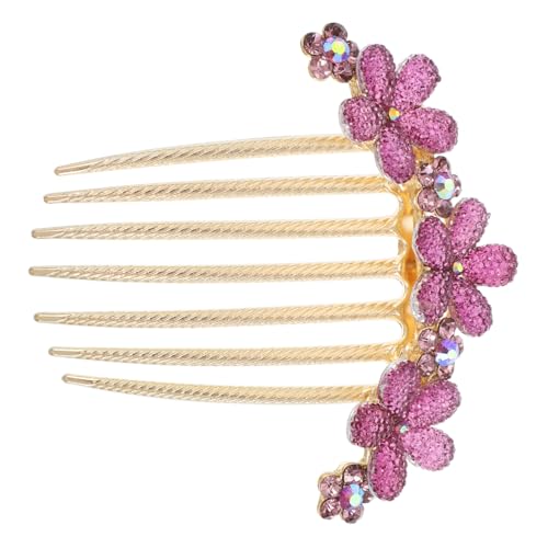 OATIPHO Haarkamm Für Hochzeit Strass-blumenkopfschmuck Für Frauen Seitenkamm Für Haar Robuste Konstruktion Leicht Und Tragbar OATIPHO Haarkamm Für Hochzeit Strass-blumenkopfschmuck Für Frauen Seitenkamm Für Haar Robuste Konstruktion Leicht Und Tragbar von OATIPHO