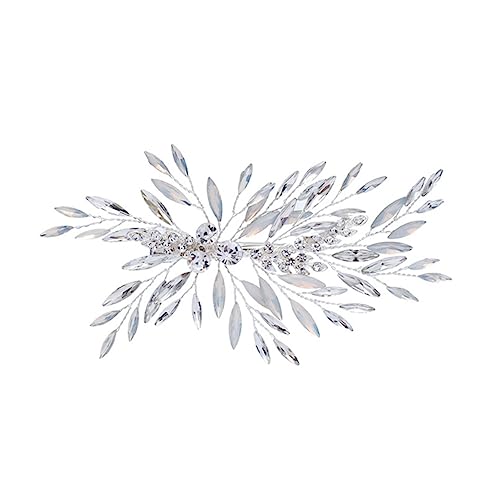 OATIPHO Haarklammer für Frauen und Mädchen Handgefertigter Brautschmuck Attraktiver Hochzeitshaarschmuck Sicherer Vielseitig für Verschiedene Frisuren und Anlässe von OATIPHO