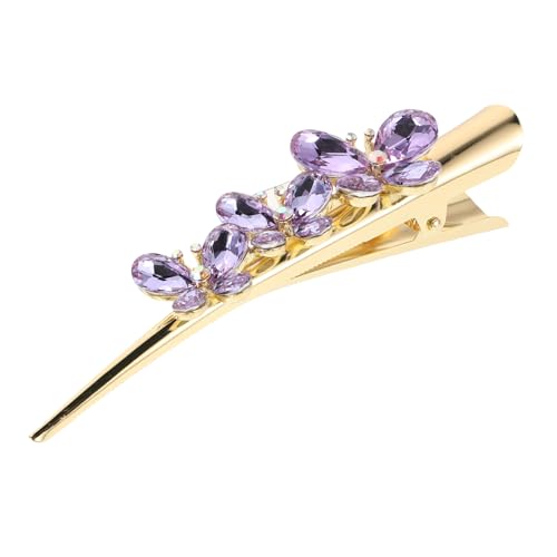 OATIPHO Strass-haarspange Für Damen Mit Alligator-design Haarnadel Aus Glitzer Und Horn Schickes Accessoire Für Alltag Party Und Hochzeit von OATIPHO