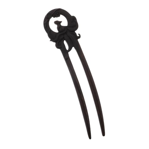 OATIPHO U-förmige Haarnadel Aus Holz Vintage-haarstab Im Chinesischen Stil Geschnitzte Haargabeln Für Frauen Traditionelles Haaraccessoire Für Hanfu-frisuren von OATIPHO