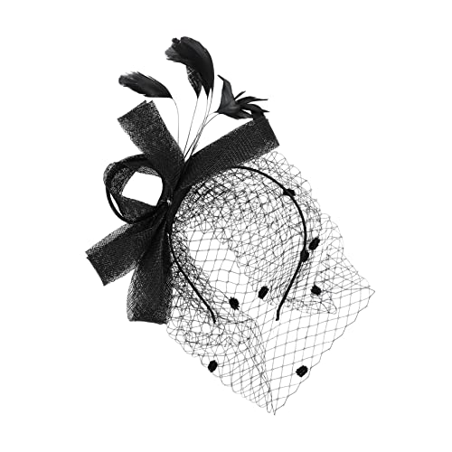 OATIPHO Haarreif mit Großen Schleifen aus Netzstoff Damen Haarschmuck für Festivals und Cosplay Leicht und für Besondere Anlässe und Unvergessliche von OATIPHO
