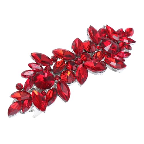 OATIPHO Haarspangen Haarspange Mit Blumen Strasssteinen Frühlings Haarspange Accessoires Pferdeschwanzhalter Für Und Damen Im Alltag von OATIPHO