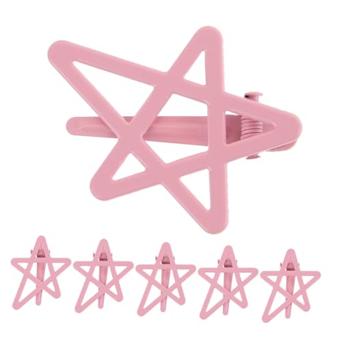 OATIPHO Haarspangen-set mit Sternen 6 Haarspangen Stern- für Frauen und Mädchen Haar-accessoires Modische Haar-styling- von OATIPHO