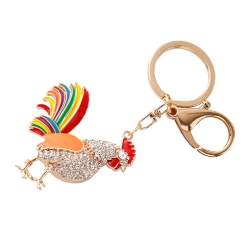 OATIPHO Bunter Hahn Schlüsselanhänger Mit Strass Dekorativer Schlüsselring Für Taschen Und Schlüssel Langlebiges Ostergeschenk Und Party- Farbenfrohes Design Für Damen Und Herren OATIPHO Bunter Hahn Schlüsselanhänger Mit Strass Dekorativer Schlüsselring Für Taschen Und Schlüssel Langlebiges Ostergeschenk Und Party- Farbenfrohes Design Für Damen Und Herren von OATIPHO