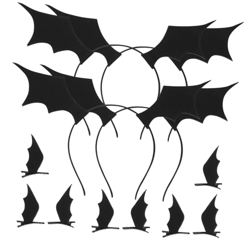 OATIPHO Halloween Bat Flügel Haarreif Set Teilig Langlebig und Bruchfest Cosplay und Kostüm Party Accessoire für Halloween Geburtstage Fotoshootings und Kostümpartys von OATIPHO