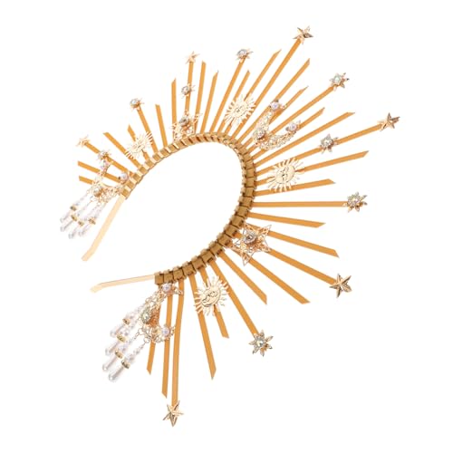 OATIPHO Stirnband Für Frauen Retro Haar Zubehör Cosplay Stirnband Hochzeit Kopfschmuck Kostüm Accessoire Dekoratives Kopfstück Für Damen Mädchen von OATIPHO