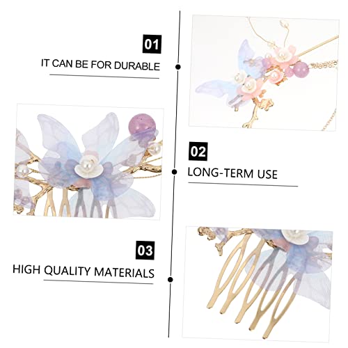 OATIPHO Hanfu Haarschmuck Accessoires Mit Quaste Haarnadeln Ohrringen Und Haarkamm Traditionelles Kopfbedeckung Für Frauen Bei Hochzeiten Und Partys von OATIPHO