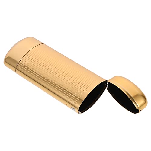 OATIPHO Aluminium Brillenetui Hartschale Brillenbox Für Sonnenbrillen Und Lesebrillen Stoßfest Leicht Und Tragbar Mit Wildlederfutter Für Reisen 152x56x32mm von OATIPHO