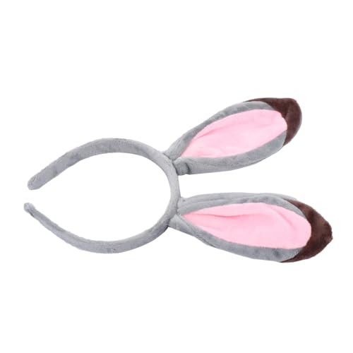 OATIPHO Kaninchen Ohren Stirnband Plüsch Haarband Hasenohren Kopfbedeckung Party Zubehör Cosplay Accessoire von OATIPHO
